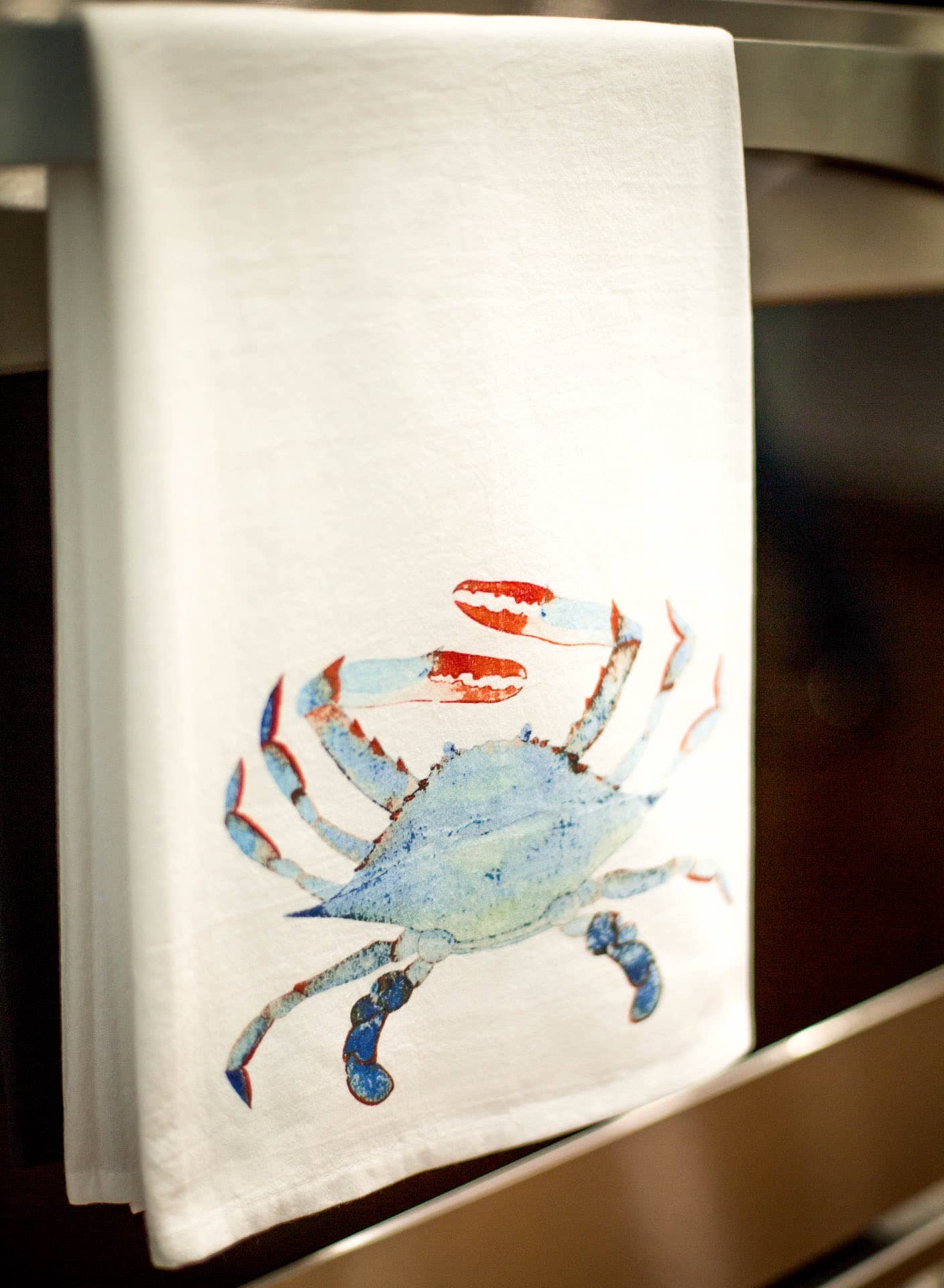 Blue Poppy Designs - Watercolor Blue Crab Towel – The Fine Swine