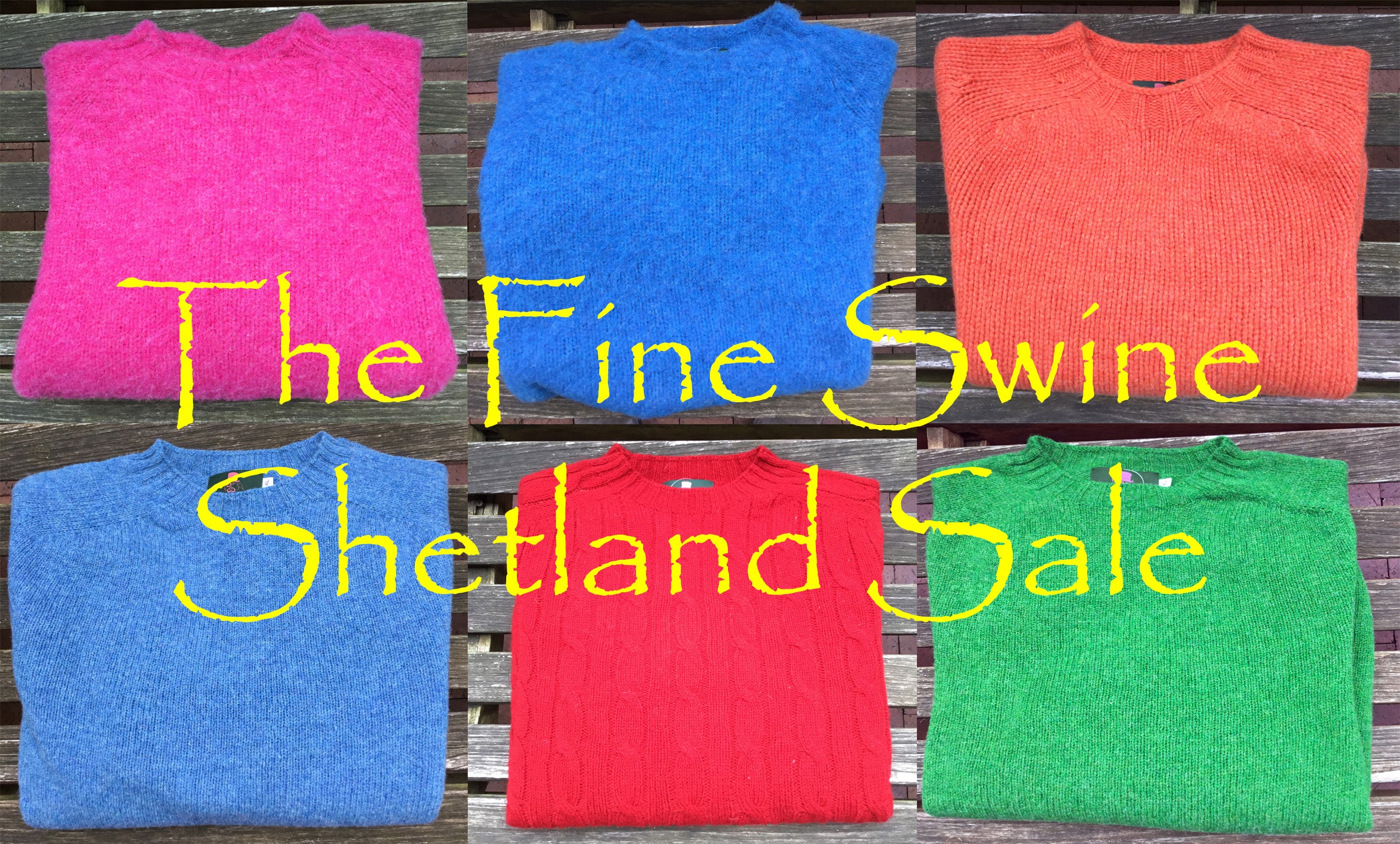 Fine Swine Exclusive - Shetland Sweaters Made by Harley – The Fine